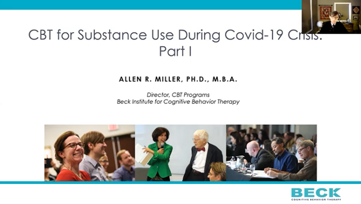 CBT for Substance Use During the COVID-19 Crisis: Part 1