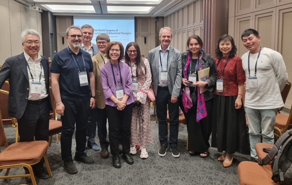 Members of the Beck Institute Advisory Committee meet in Korea.