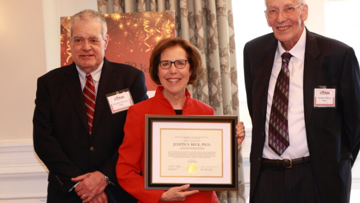 Dr. Judith Beck Honored by the Philadelphia Society of Clinical Psychologists