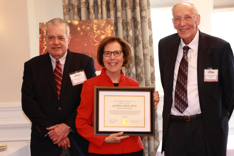 Dr. Judith Beck Honored by the Philadelphia Society of Clinical Psychologists